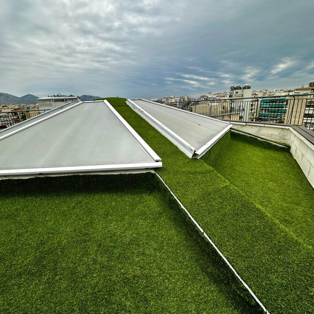 Συνθετικός χλοοτάπητας σε μπαλκόνι/ταράτσα | mysill